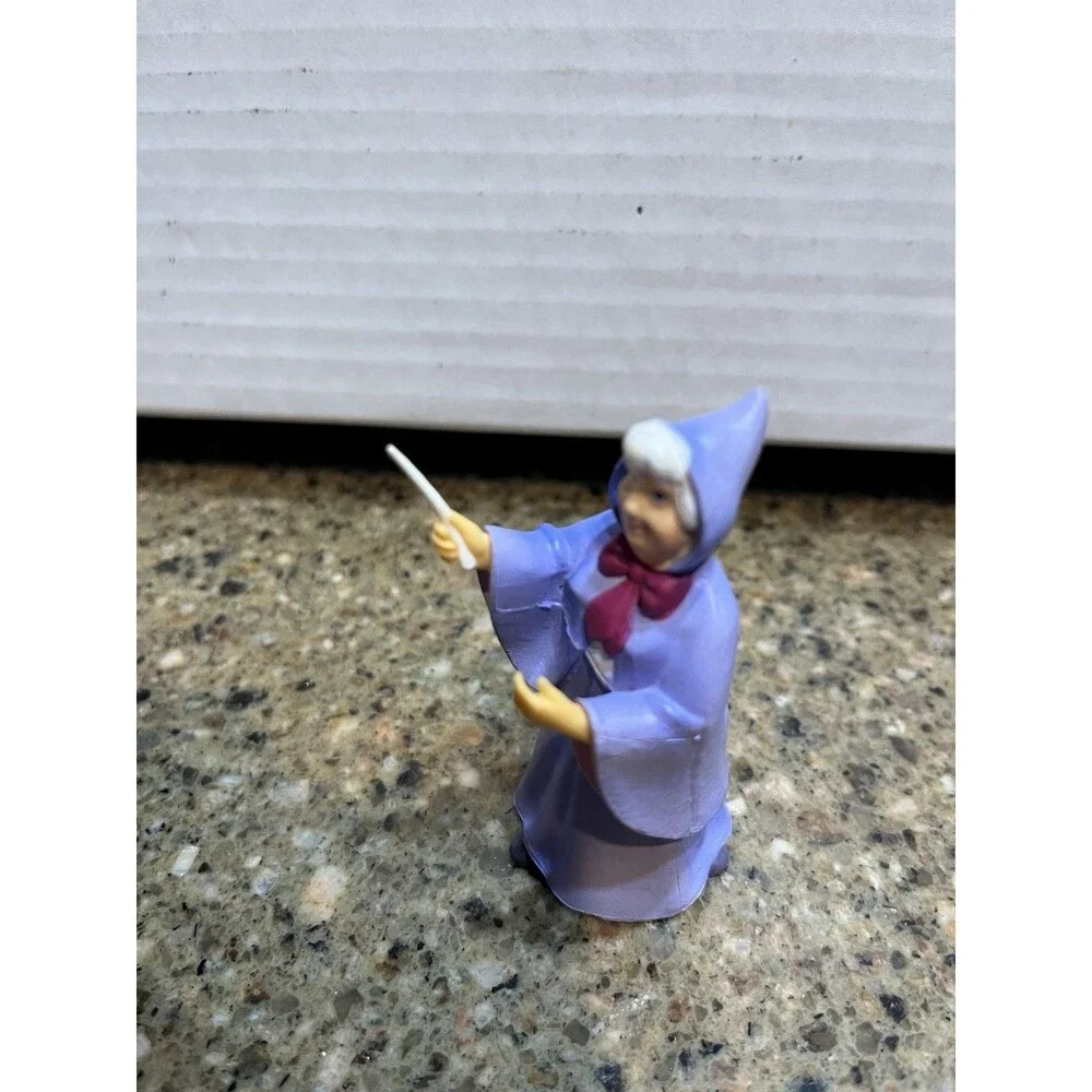 Disney Cinderella Fairy Godmother 3 1/2 inch Figure Cake Topper